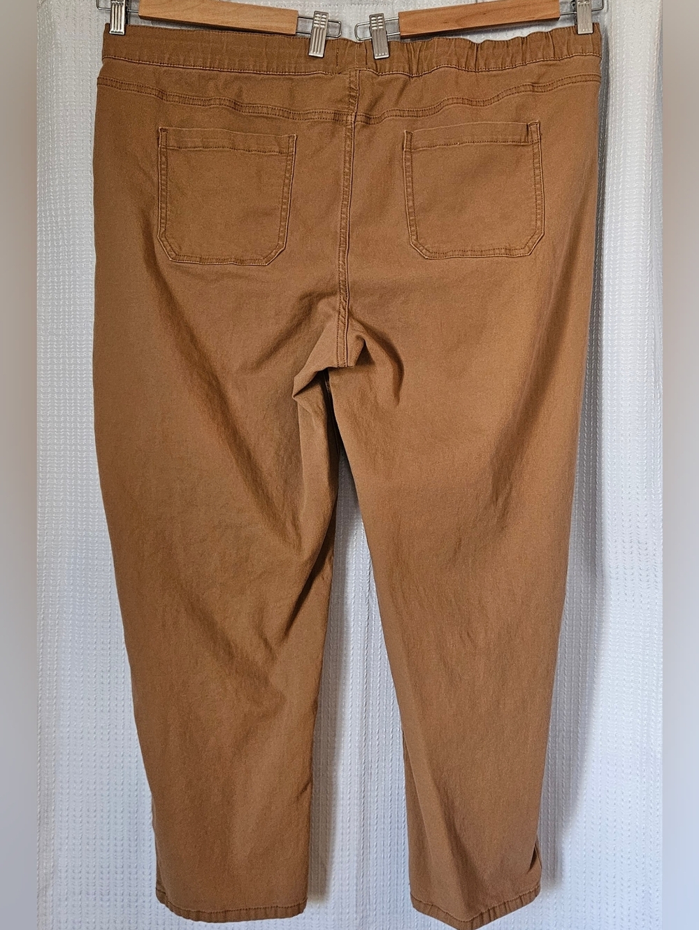 Drawstring Chinos in Tan - Picture 9 of 9